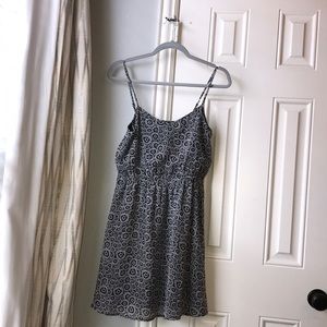 french dress- sunflower pattern